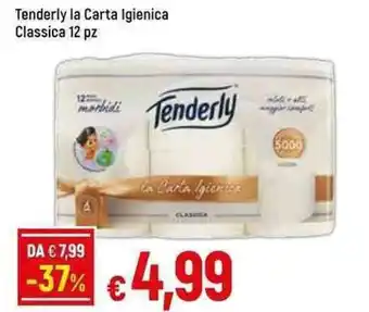 Galassia Tenderly la Carta Igienica Classica 12 pz offerta
