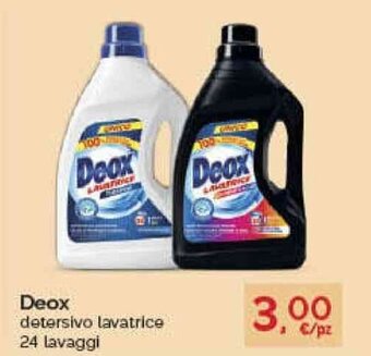 Prodet Deox detersivo lavatrice 24 lavaggi offerta