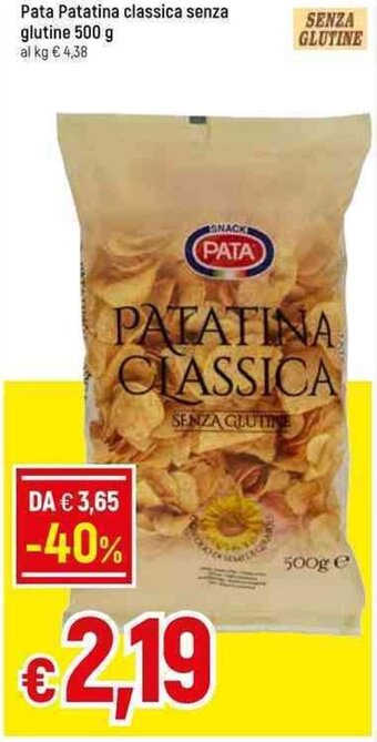 Galassia Pata Patatina classica senza glutine 500 g offerta