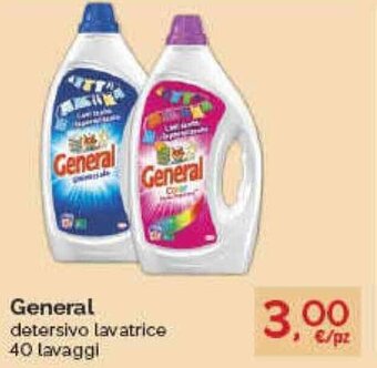 Prodet General detersivo lavatrice 40 lavaggi offerta
