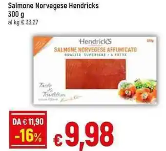 Galassia Hendrick's Salmone Norvegese 300 g offerta