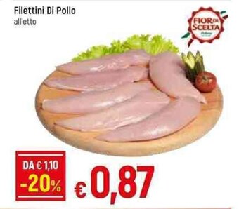Galassia Fior di Scelta Filettini Di Pollo offerta