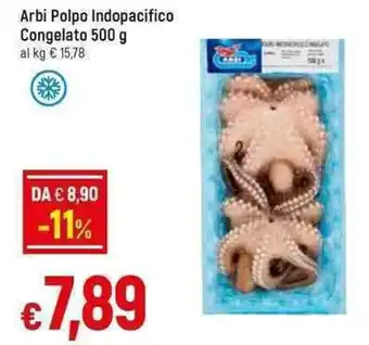 Galassia Arbi Polpo Indopacifico Congelato 500 g offerta