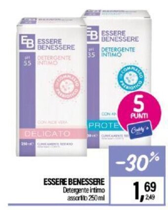 Caddy's Essere Benessere Detergente intimo assortito 250 ml offerta