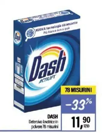 Caddy's Dash Detersivo lavatrice in polvere 78 misurini offerta