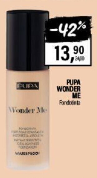 Caddy's Pupa Wonder Me Fondotinta offerta