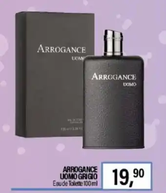 Arrogance Uomo Grigio 100 ml