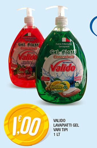 Valido Lavapiatti Gel 1LT