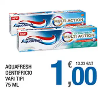 Splendidi e Splendenti Aquafresh Dentifricio 75ml offerta