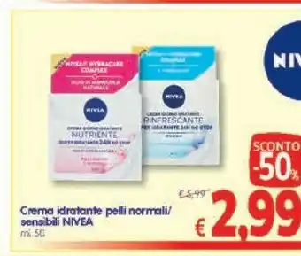 A&O Nivea Crema Idratante Pelli Normali/ Sensibili offerta