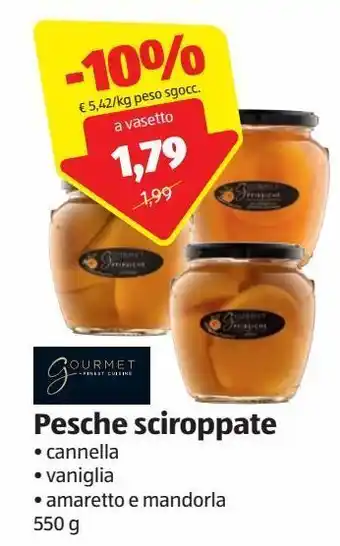 ALDI Pesche sciroppate offerta