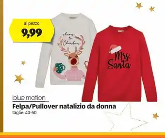 ALDI Felpa / pullover natalizio da donna offerta