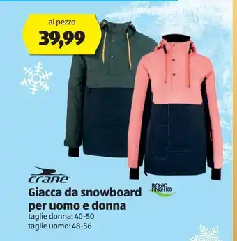 ALDI Giacca da snowboard per uomo e donna offerta