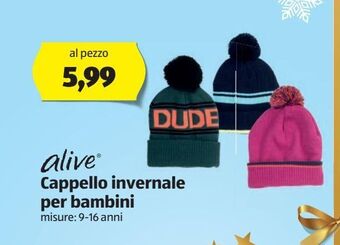 ALDI Cappello invernale per bambini offerta