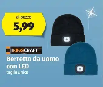 Berretto da uomo con led