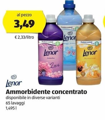ALDI Ammorbidente concentrato offerta