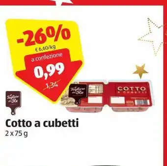 ALDI Cotto a cubetti offerta