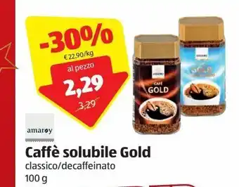 ALDI Caffè solubile gold offerta