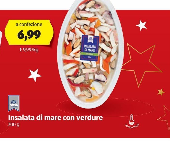 Insalata di mare con verdure offerta di ALDI