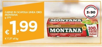 Bennet Montana Carne in scatola offerta
