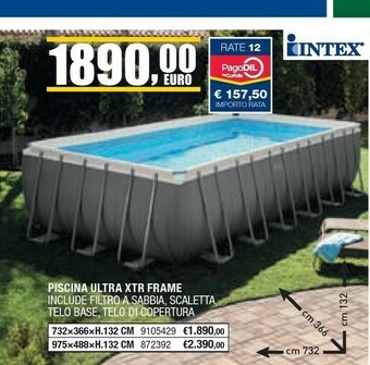 Bricofer Piscine da giardino offerta