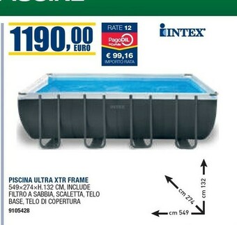 Bricofer Piscine da giardino offerta
