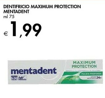 Bennet Mentadent Dentifricio offerta