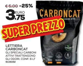 Bricofer Carboncat Lettiera Gli Speciali Carboni Attivi Trattengono Gli Odori offerta