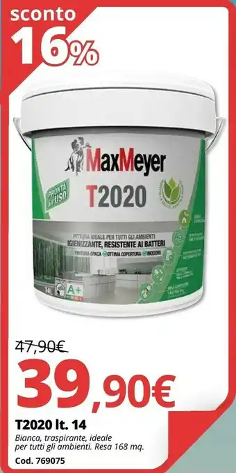 Maxmeyer Pittura Igienizzante T2020