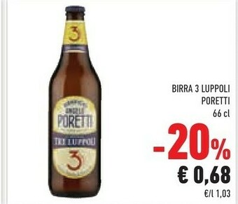 Conad Angelo poretti Birra 3 Luppoli offerta