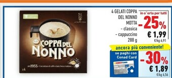 Conad Motta Coppa Del Nonno Classica 288 G(ml) offerta