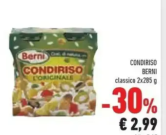 Conad Berni Condiriso L'Originale 570 G(ml) offerta
