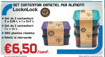 Conad Contenitori per alimenti offerta