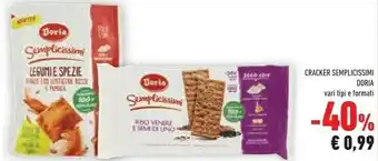 Conad Doria Cracker Semplicissimi offerta