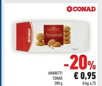 Conad Conad - Gli Amaretti 200 G(ml) offerta