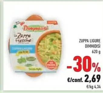 Conad Dimmidisì Le Zuppe Fresche Zuppa Di Cannellini E Broccoli 620 G(ml) offerta