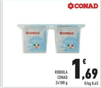 Conad Conad - Robiola Con Fermenti Lattici Vivi 200 G(ml) offerta