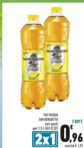 Conad San Benedetto Thè Al Limone 1500 G(ml) offerta