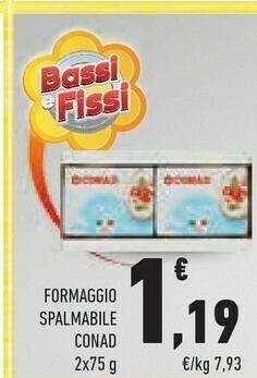 Conad Conad Formaggio Spalmabile offerta