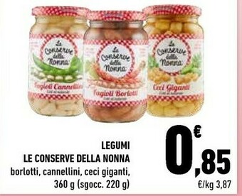 Conad Ceci Legumi offerta