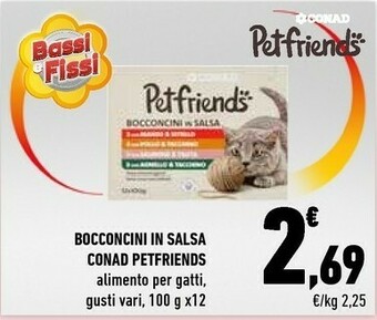 Conad Cibo per gatti offerta