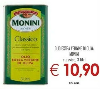 Conad Monini Olio extravergine di oliva offerta