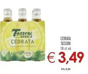 Conad Tassoni Bevande analcoliche offerta