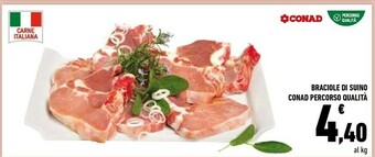 Conad Braciole Di Suino offerta