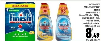 Conad Finish Detersivo lavastoviglie offerta