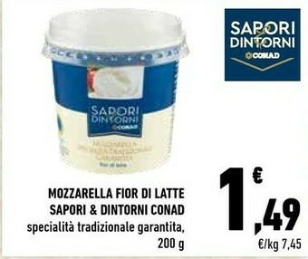 Conad Sapori Mozzarella di bufala offerta