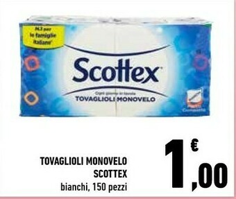 Conad Scottex Tovaglioli offerta