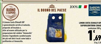 Conad Sapori Limoni offerta