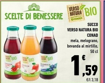 Conad Natura bio Succhi di frutta offerta