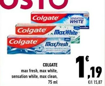 Conad Colgate Dentifricio offerta